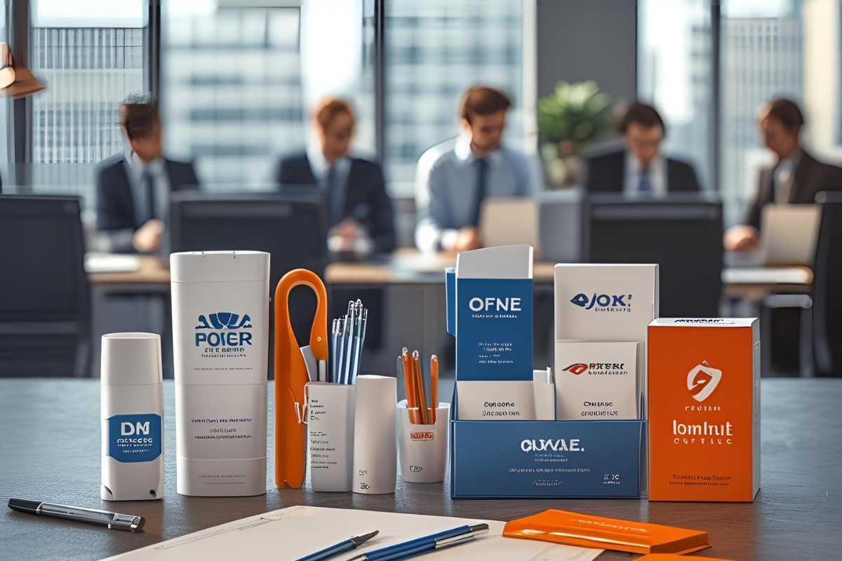 Branded Office Supplies for Customer Retention.