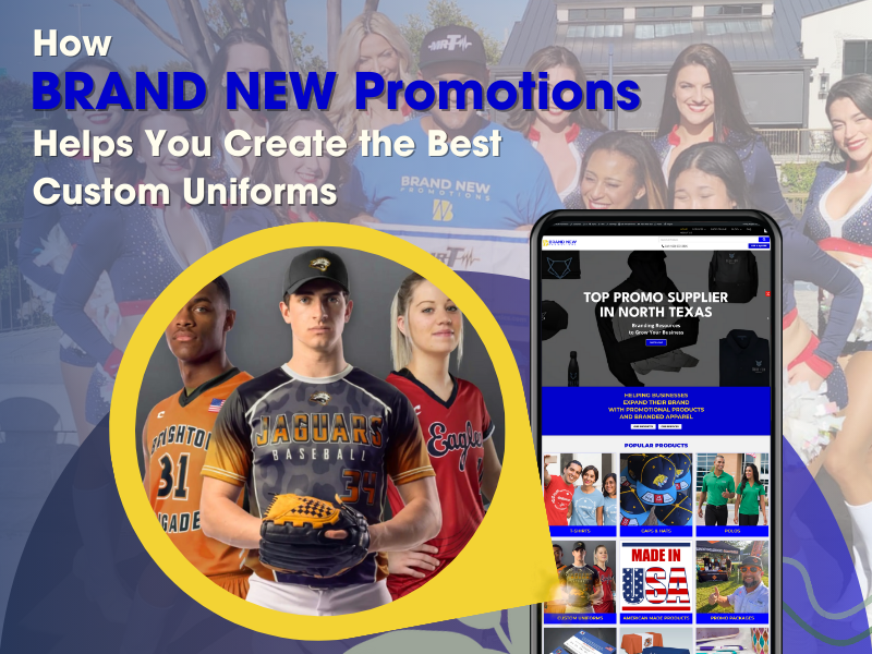 BRAND NEW Promotions consultant guiding business owner through uniform design options