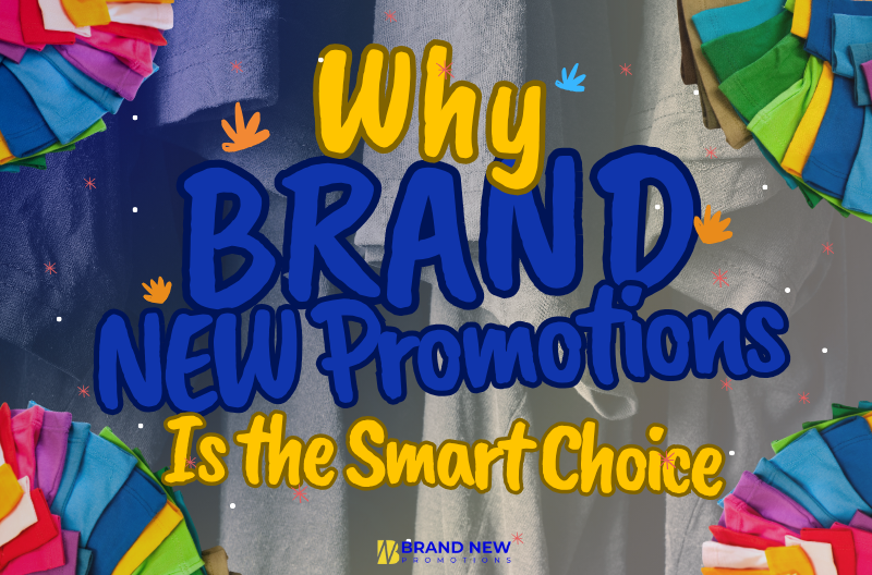BRAND NEW Promotions team showcasing high-quality promotional products and branding solutions