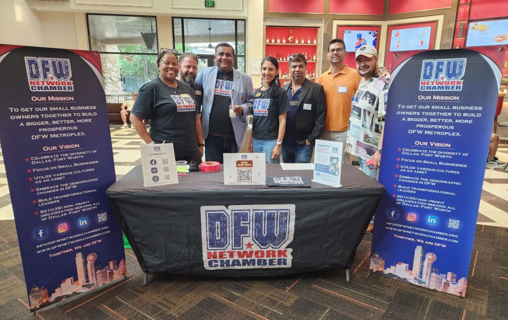 DFW Network Chamber Business Meeting Mixer networking group group picture
