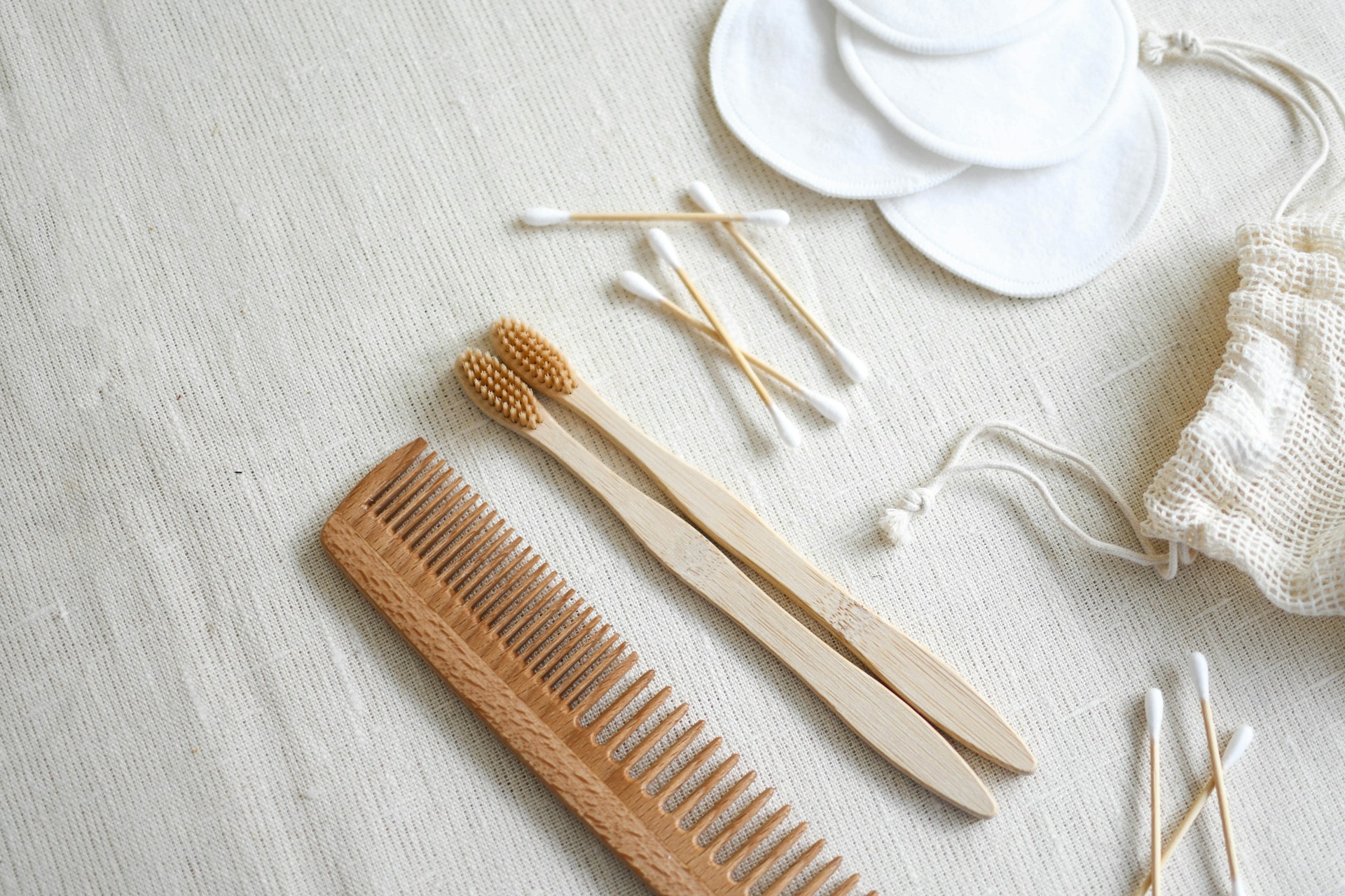 A photo of eco-friendly products