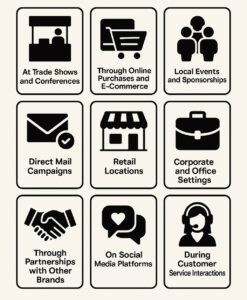 Ideas for promotional products distribution