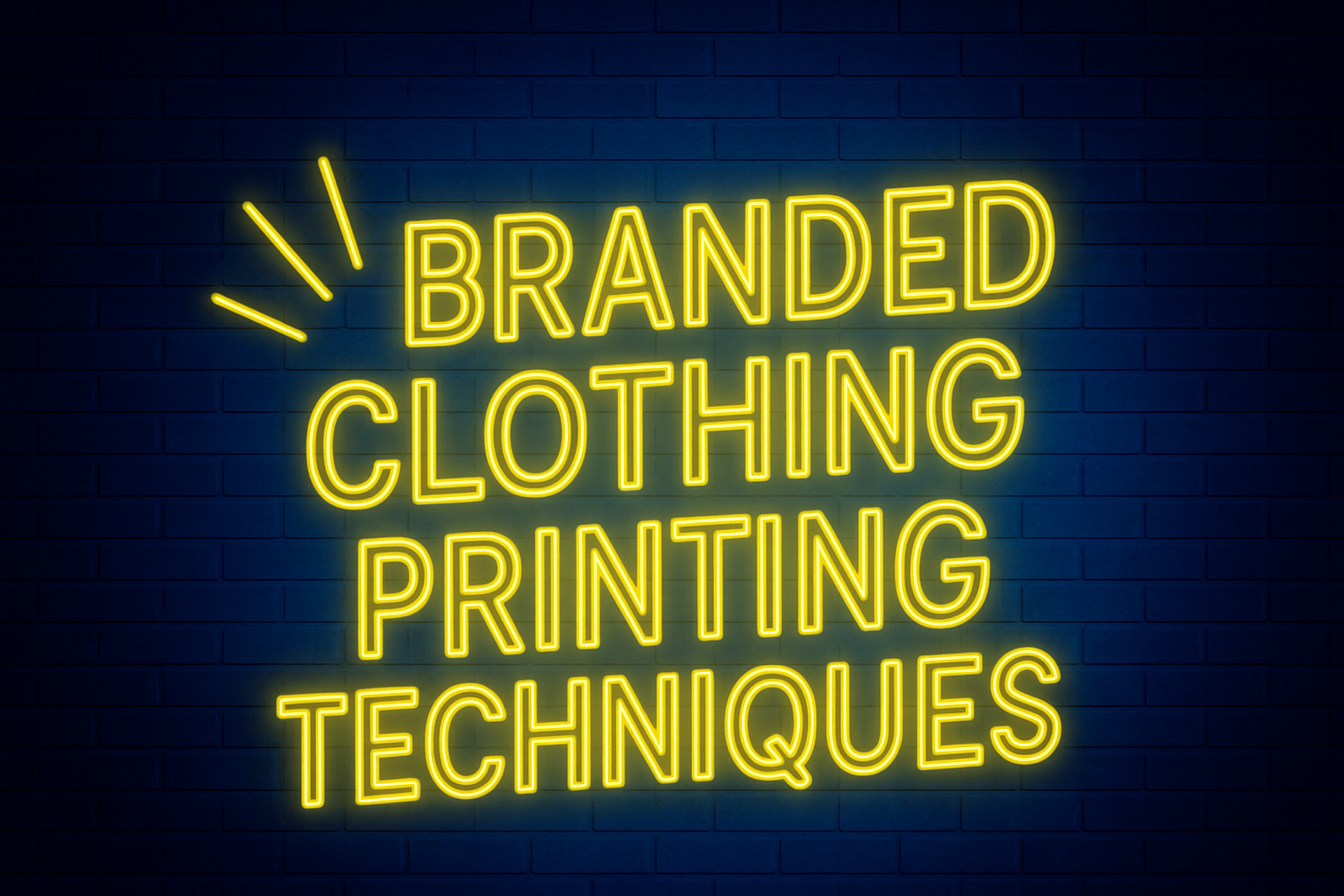 Branded Clothing and Printing Techniques