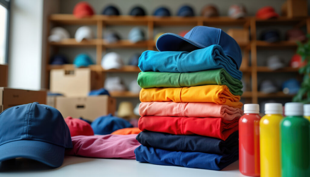 Best marketing giveaways, like tote bags, caps, shirts and tumblers, help boost brand engagement and recognition.