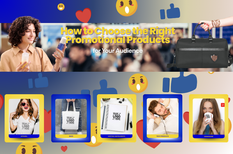 Marketing team analyzing Customizable Promotional Products to match event audience needs