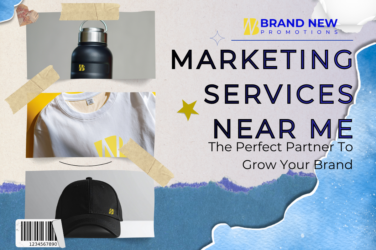Marketing services near me supporting local businesses with branding, promotional merchandise, and digital marketing solutions