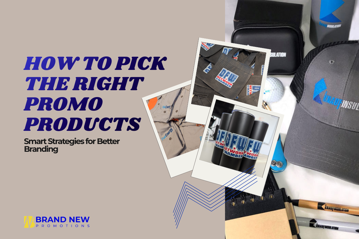 How to pick the right promo products chart comparing promo item impressions versus digital ads.