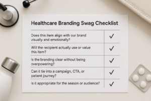 Seasonal swag ideas boosting healthcare marketing branding checklist