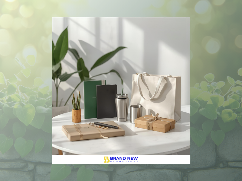 Sustainable reusable products used in modern branding initiatives for 2025