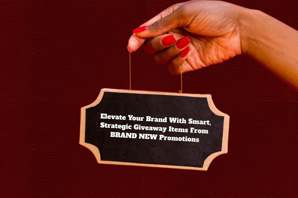 Business giveaway items creating long-term brand impressions through daily-use promotional products from BRAND NEW Promotions