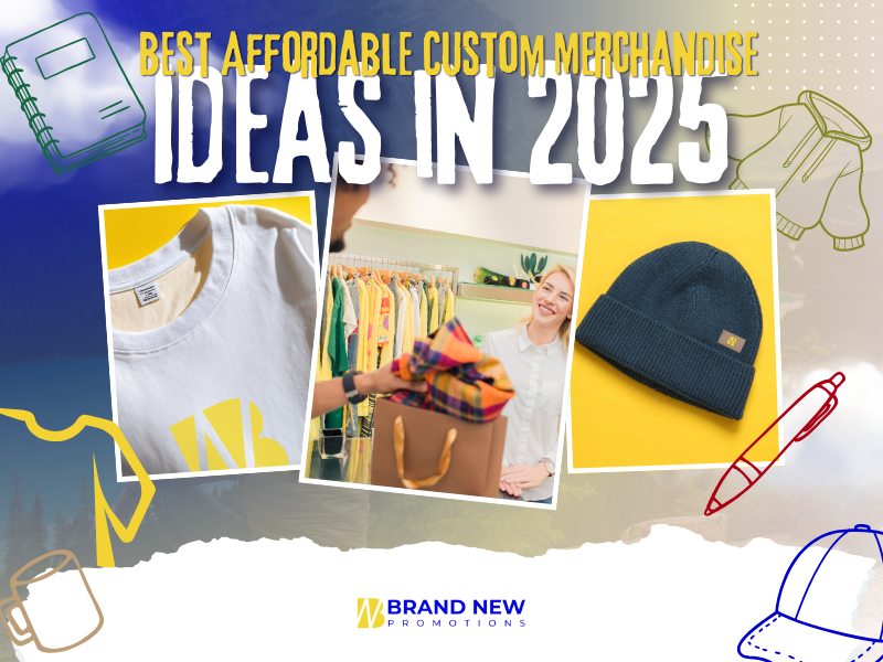 Affordable custom merchandise small business branding tools
