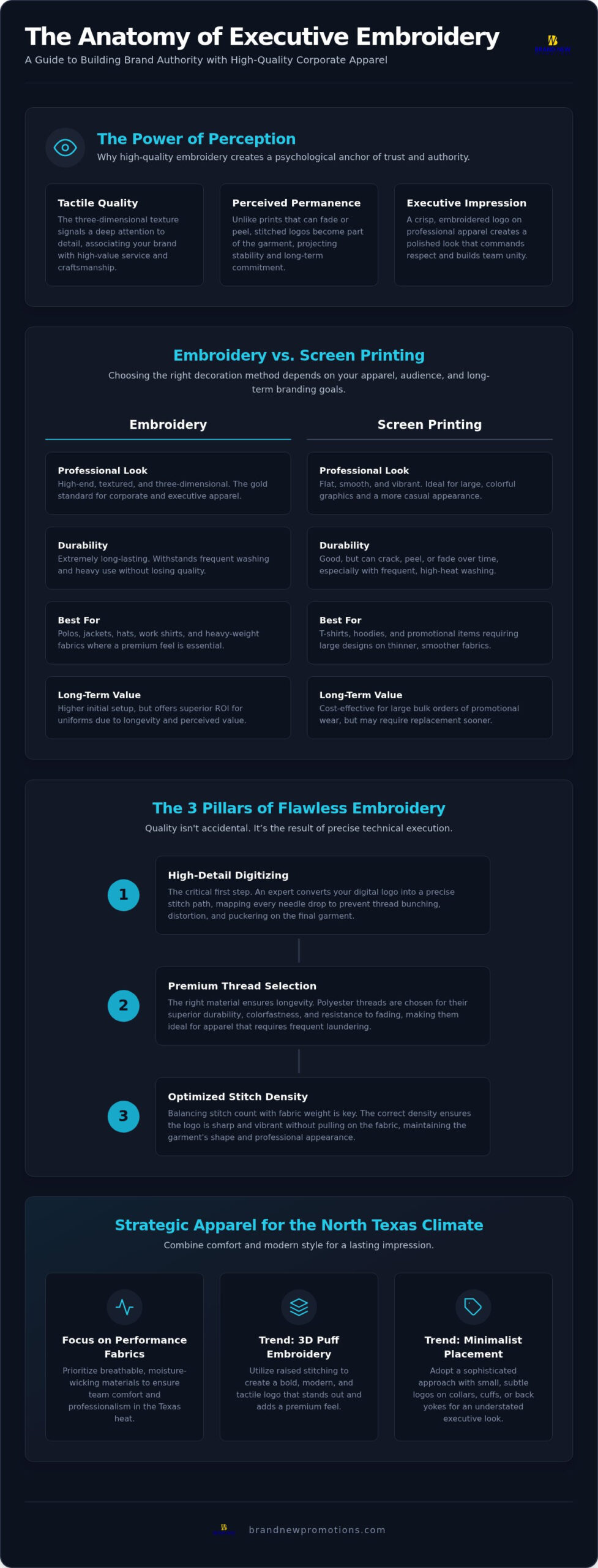 Corporate Embroidery in Frisco: A Strategic Guide to Professional Branding in 2026