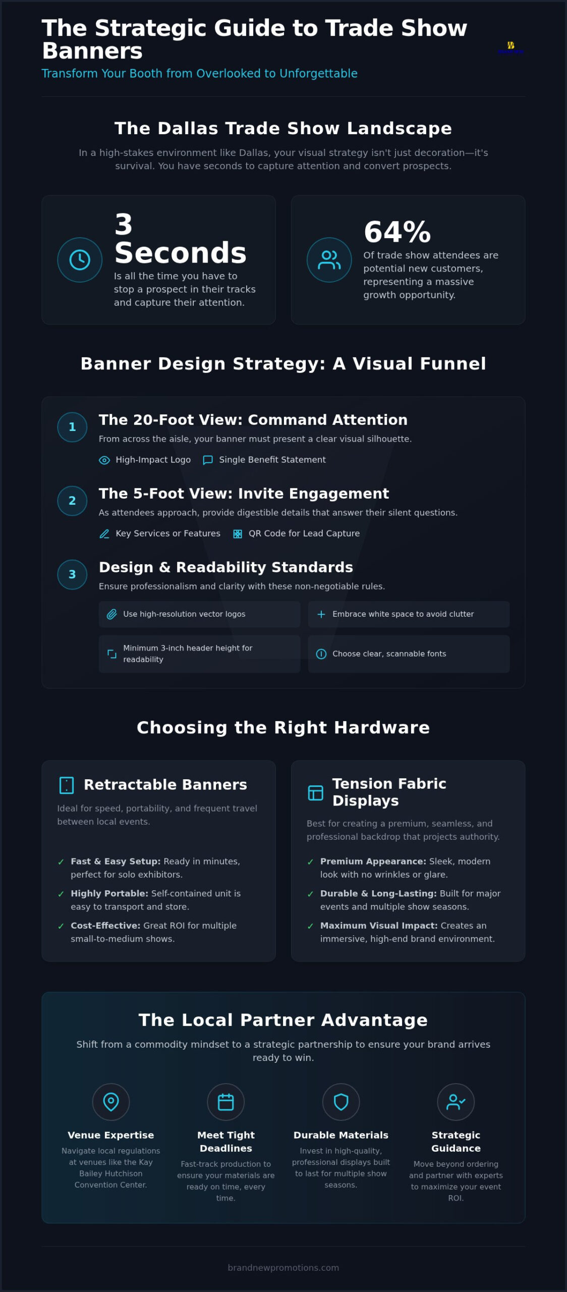 Custom Dallas Trade Show Banners: 2026 Branding Strategy
