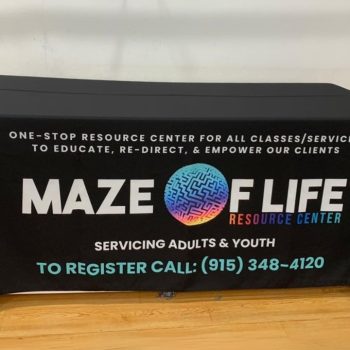 custom branded table cover